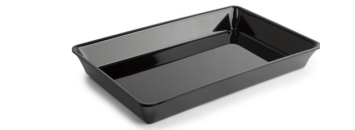 PlexiLine Gastronorm Tray GN 1/1, 530 x 325 x 50 mm, Black