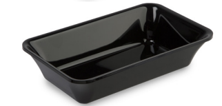 PlexiLine Gastronorm Tray GN 1/4, 265 x 162 mm, White