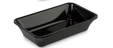 GN 1/4 Gastronorm Dish, 265x162x80 mm, White