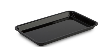 GN 1/4 Polycarbonate Container, Black, 80 mm