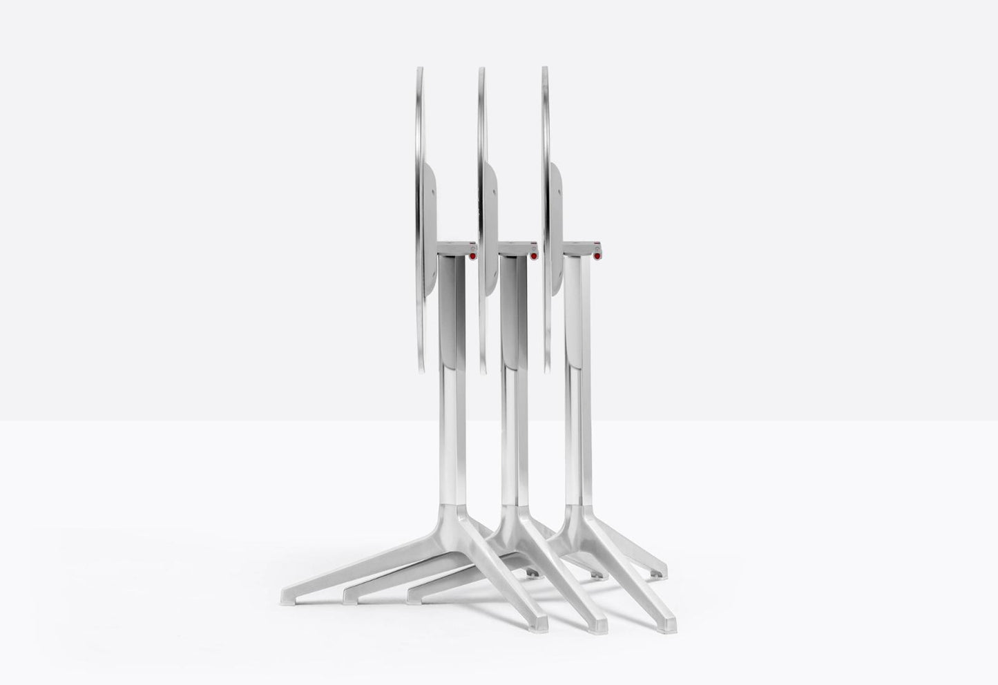Flip-Top Poseur Table Base, H1090, Aluminium