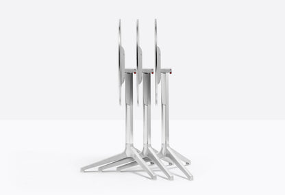 Flip-Top Poseur Table Base, H1090, Aluminium