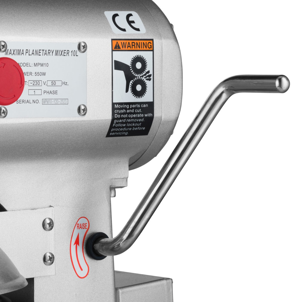 Maxima Planetary Mixer, 10 L, Up to 5 kg Dough, 3 Speeds, additional view