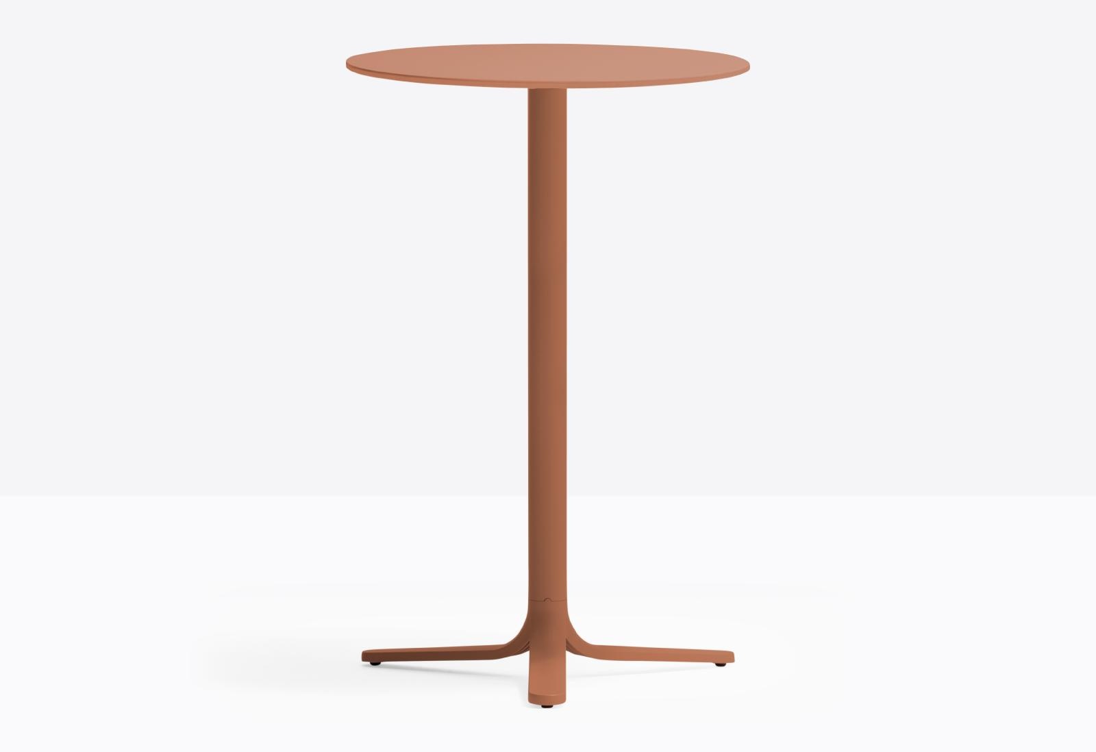 Poseur Table Base, 3-Leg Aluminium, H 1080 mm
