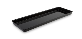GN 5/4 Acrylic Presentation Tray, Dark Smoke, 5.3 L