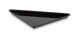 Triangle Acrylic Tray, 265x265x360mm, Black