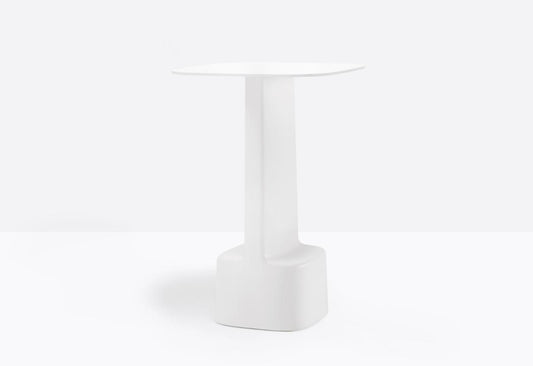 Pedrali Monobloc Table Serif, 690x690mm, Solid Laminate Top