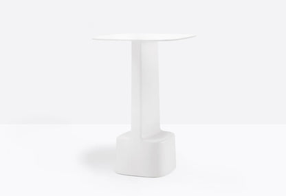 Serif Monobloc Table, 690x690mm, Solid Laminate Top