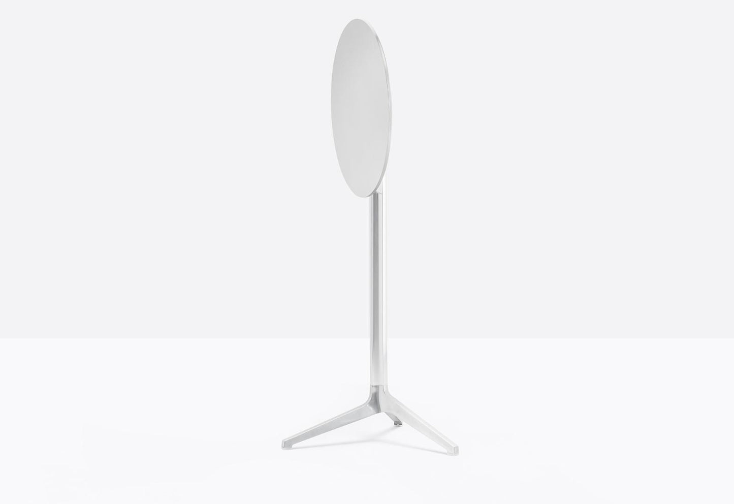 Flip-Top Poseur Table Base, H1090, Aluminium