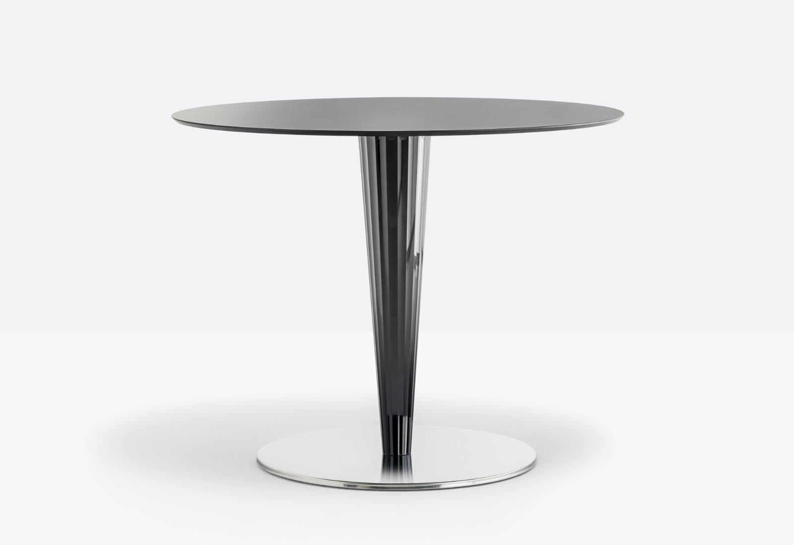 Pedestal Table Base, Round, 600 mm, PMMA Column