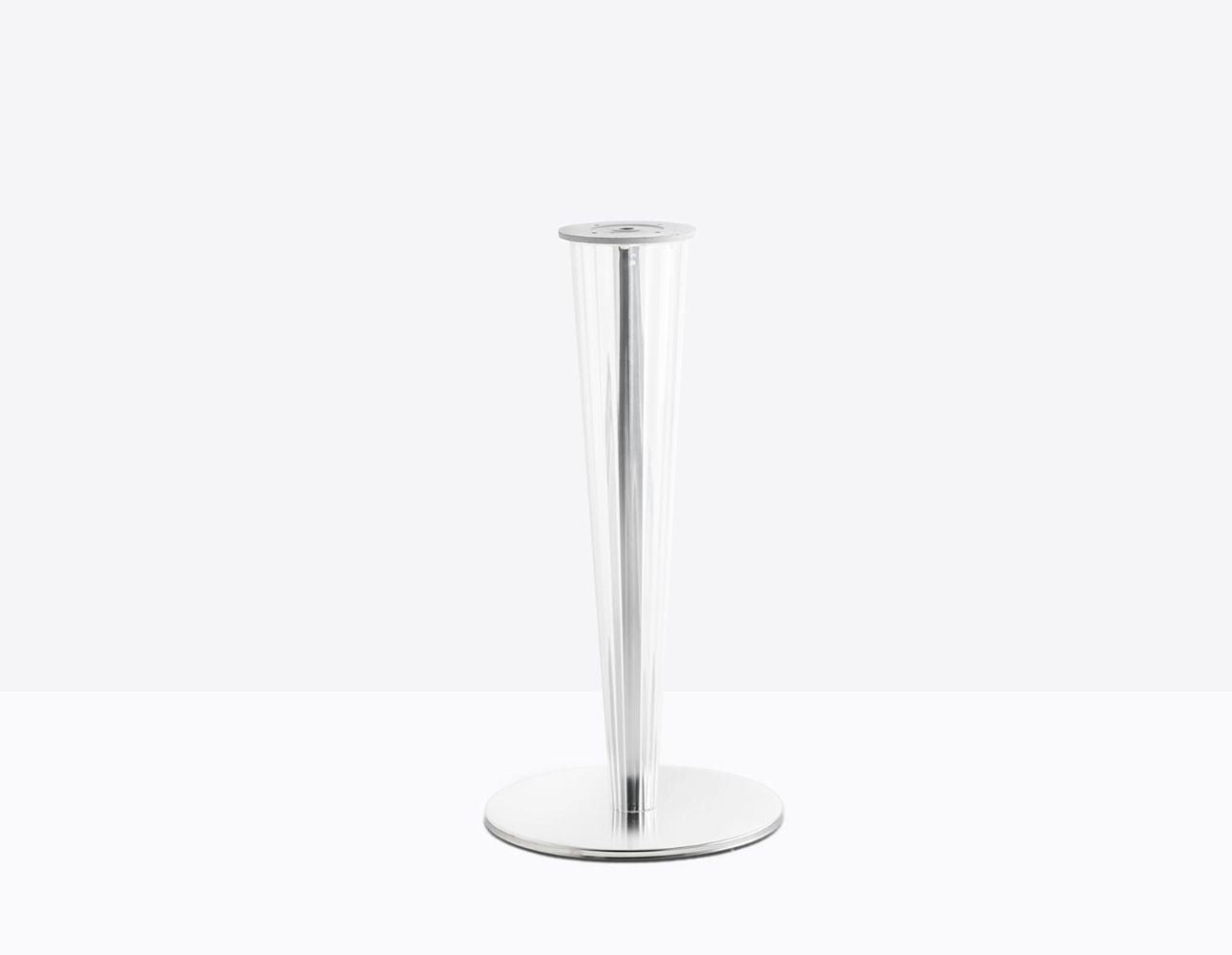Krystal Central Table Base, Ø400 mm, PMMA Column