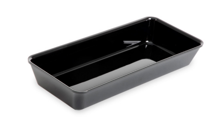 System 28 Acrylic Presentation Tray, 420x190x60mm, Black