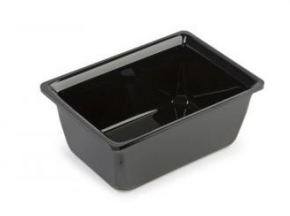 Salad Display Dish, 214x153x85mm, Light Gray