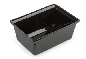 Transparent Lid for Salad Dish, 237x170 mm, PMMA