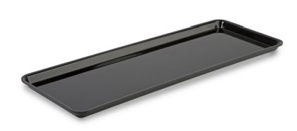 Acrylic Tray, Black, 590×210×20 mm