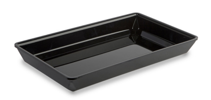 Black Acrylic Display Tray, 400x235x50 mm