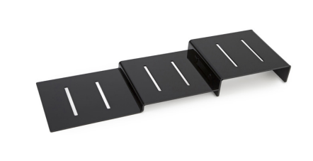Step Display Tray for Showcases, 250x800x80mm, Grey