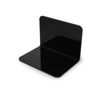 L-Profile Tray Divider, 80x80mm, 110mm, Black