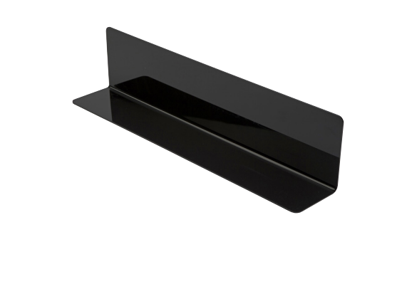 L-Profile Tray Divider, 80x120x110mm, Black
