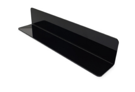 L-Profile Shelf Divider, 60x65x820 mm, Black