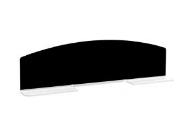 Acrylic Tray Divider, 100x150x410mm, Night Black