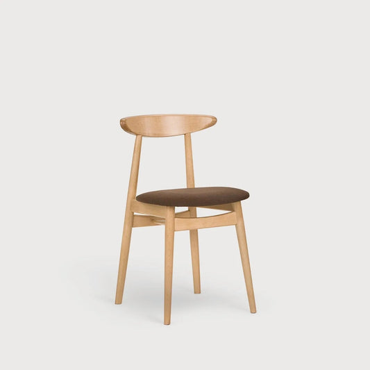 Paged Beech Chair Yesterday, Upholstered Seat, 480 mm