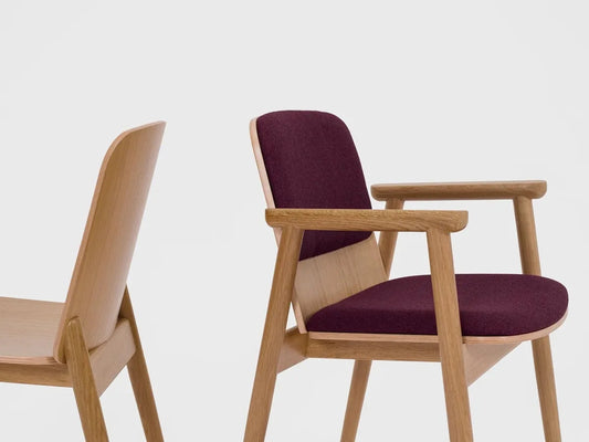 Paged Dining Chair Prop, Solid Wood, 465 mm Seat
