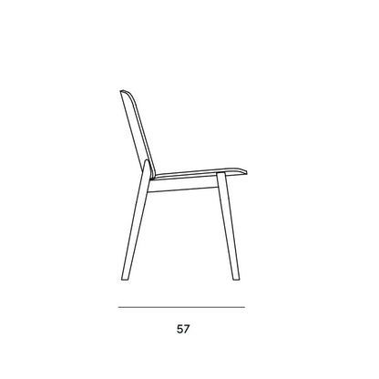 Prop Dining Chair, Solid Wood, 465 mm Seat