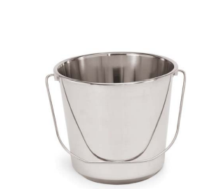 Stainless Steel Bucket, 10 L, Ø 275 mm