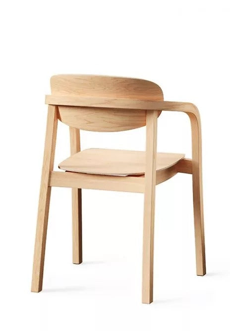Fameg Armchair B-2324 Linia, Beech Wood, Stackable