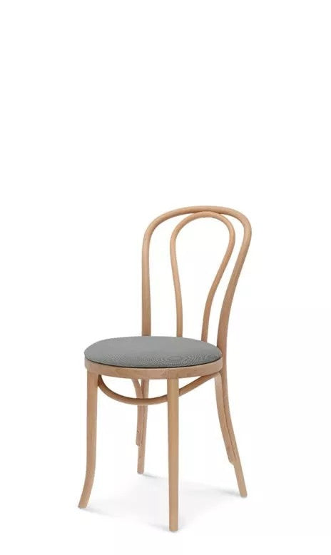Bentwood Dining Chair, Solid Beech, 490 mm Seat