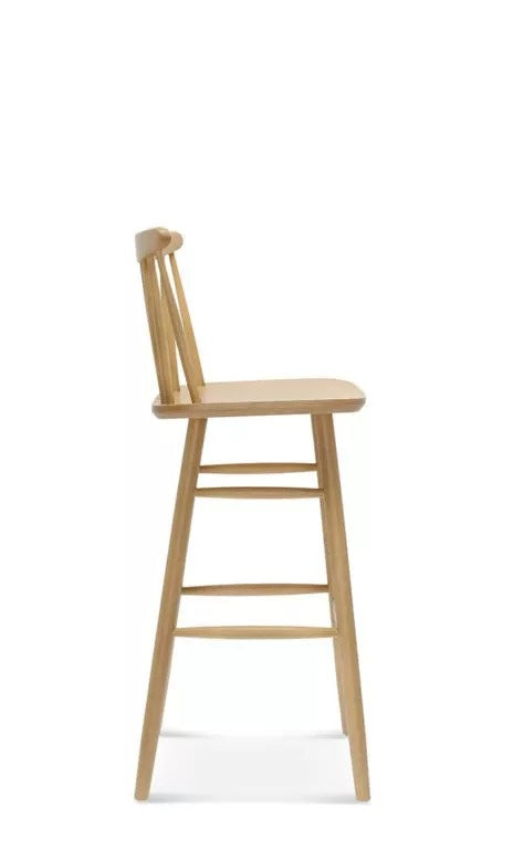 Fameg Bar Stool BST-1102/1 Wand, Solid Beech, Upholstered Seat