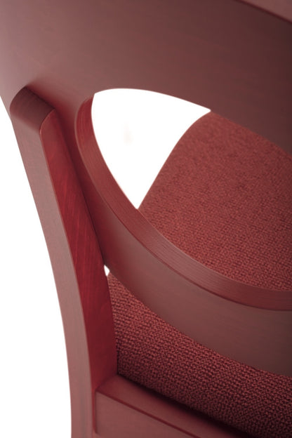 Dea Dining Chair, Beech & Plywood, Upholstered