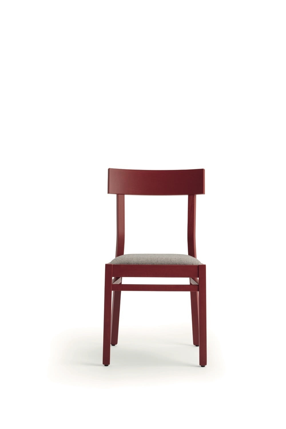 Beech Wood Restaurant Chair, Upholstered Seat