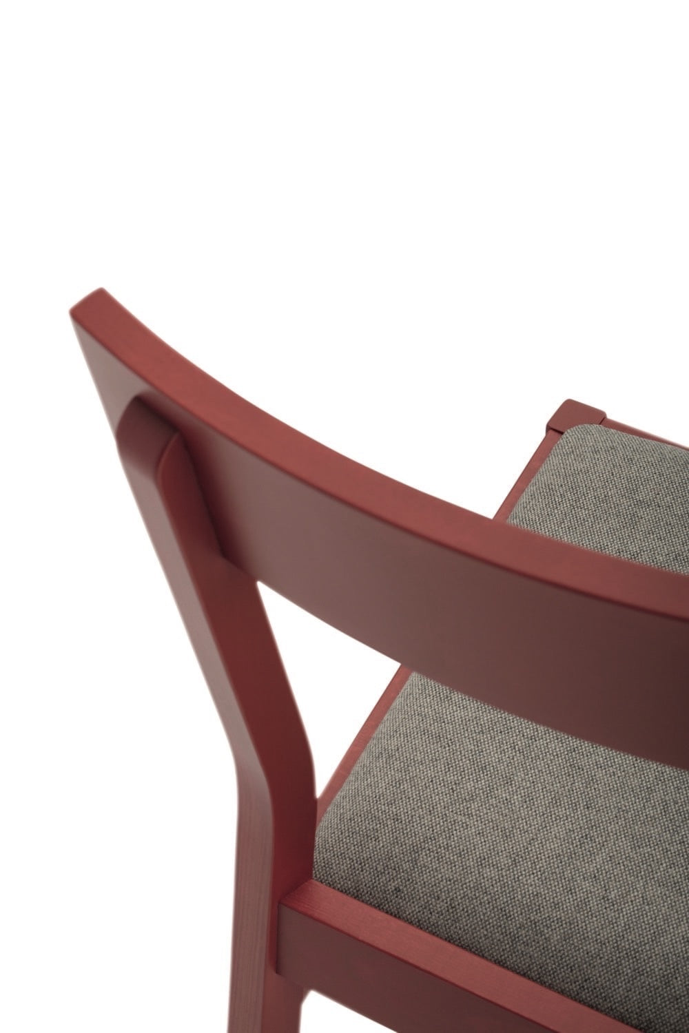 Beech Wood Restaurant Chair, Upholstered Seat