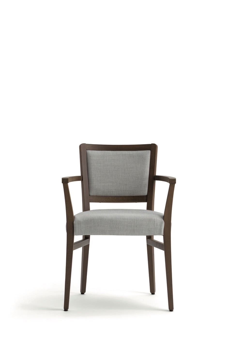 Moma Upholstered Armchair, Beech, Fabric Seat