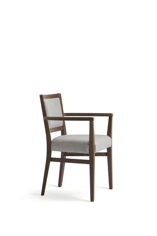 Palma Upholstered Armchair Moma, Beech, Fabric Seat