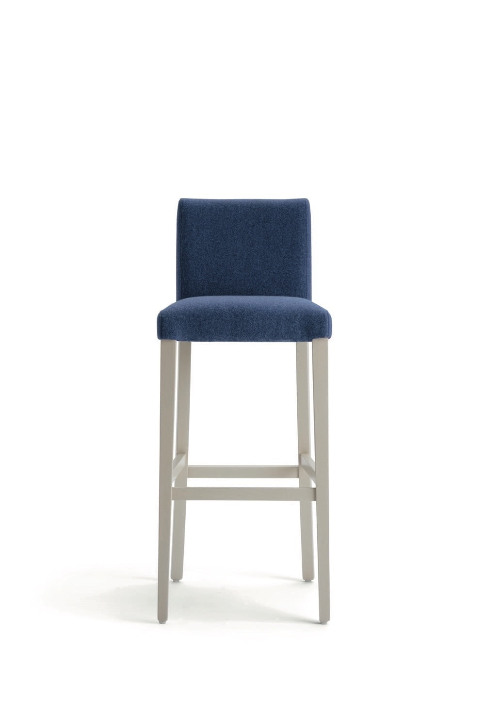 Lady Upholstered Bar Stool With Back, Beech