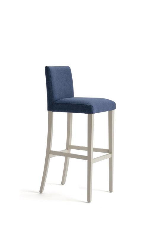Palma Upholstered Bar Stool With Back Lady, Beech