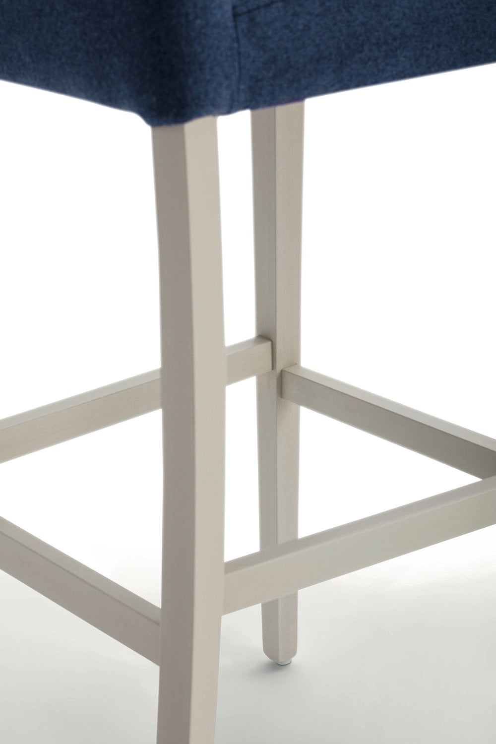 Lady Upholstered Bar Stool With Back, Beech
