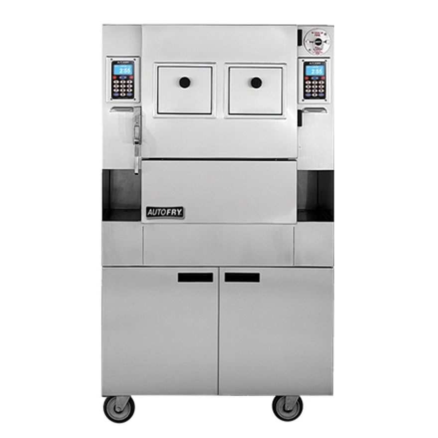Ventless Deep Fryer, Dual Basket, 23 L, 12 kW
