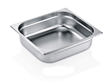 Gastronorm Tray GN 1/2, 20 mm, Stainless Steel