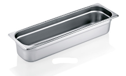 Stainless Steel Gastronorm Tray, GN 2/4, 65 mm