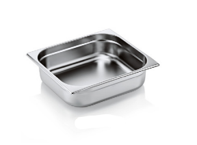 Gastronorm Tray GN 2/3, 65 mm, Stainless Steel