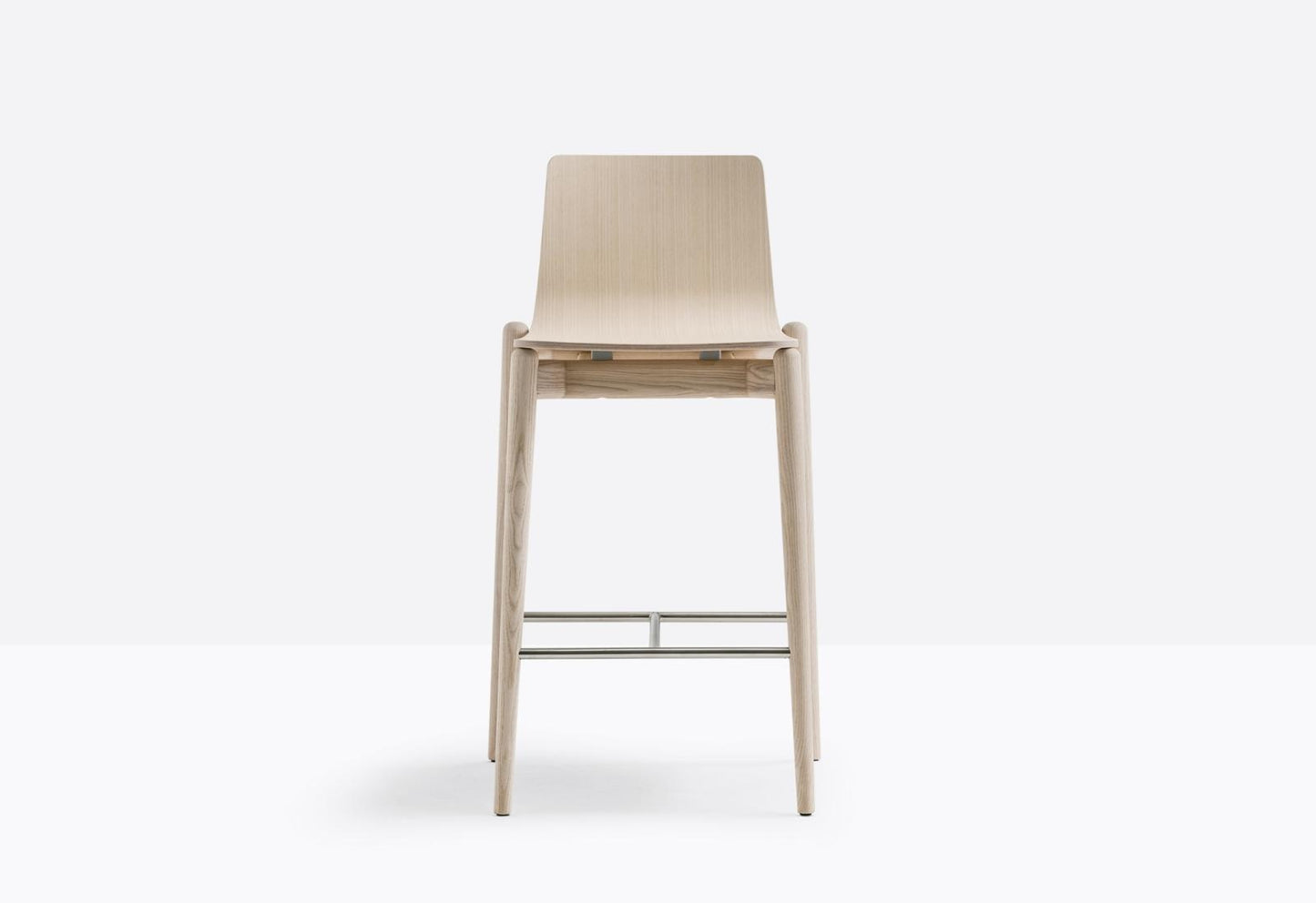 Malmö Barstool, Ash Wood, 650/750 mm