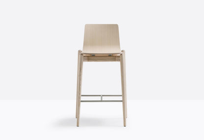 Malmö Barstool, Ash Wood, 650/750 mm