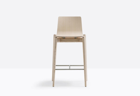 Malmö Barstool, Ash Wood, 650/750 mm