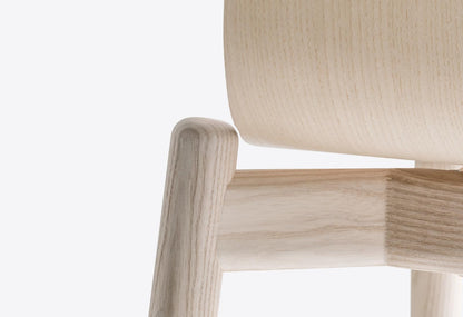 Malmö Barstool, Ash Wood, 650/750 mm