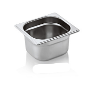 GN 1/6 Polypropylene Container, 100 mm, 1.6 L
