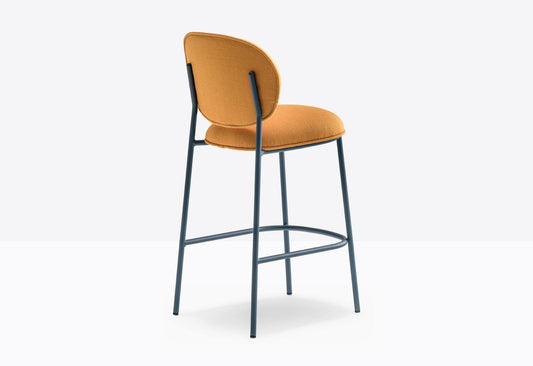Pedrali Stiel Upholstered Barstool Stieal, 760 mm Seat Height